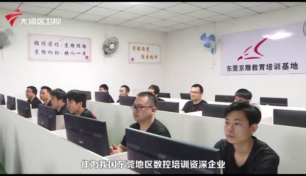 大湾区卫视采访东莞京雕教育